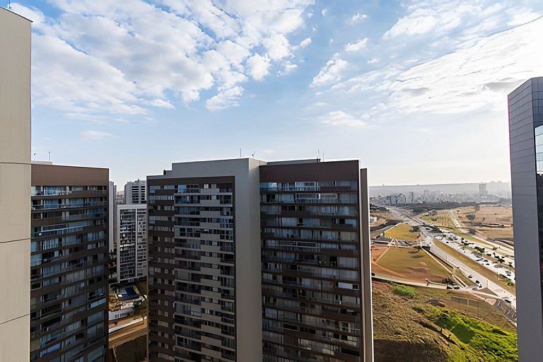 Aconchegante apart no Shopping