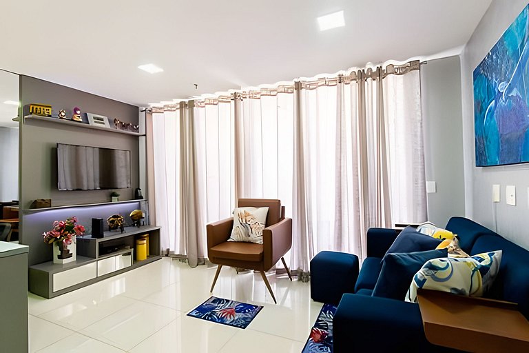 Maravilhoso 1 quarto no Shopping DF Plaza