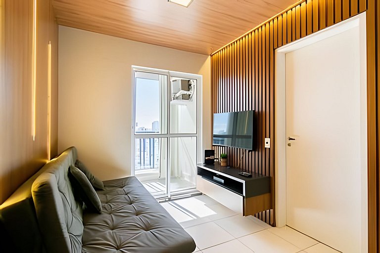 Elegante 1 quarto no melhor bairro de Brasília