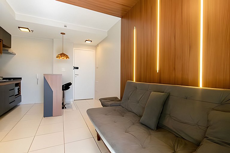 Elegante 1 quarto no melhor bairro de Brasília