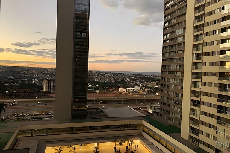 DF PLAZA - Novo decorado completo e linda vista!