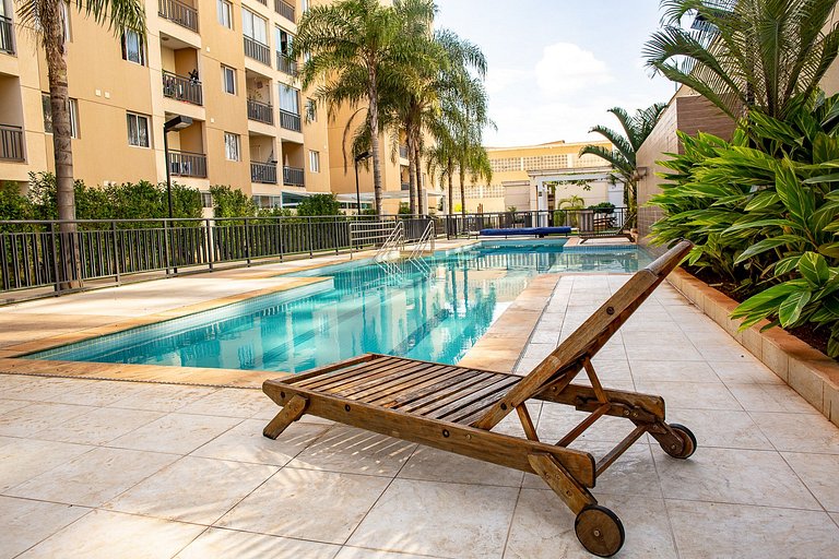 LUXUOSO APARTAMENTO 2 QUARTOS EM ÁGUAS CLARAS