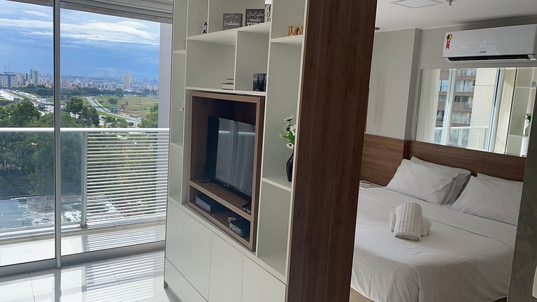 APARTAMENTO LINDA VISTA E LOCALIZAÇÃO TOP DF PLAZA