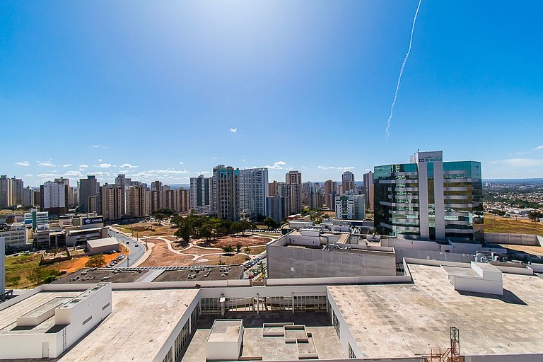 Elegante 1 quarto no melhor bairro de Brasília