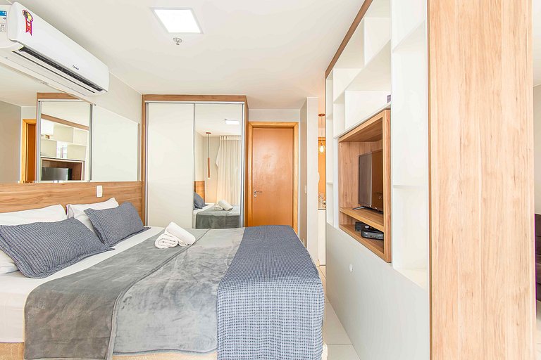 APARTAMENTO LINDA VISTA E LOCALIZAÇÃO TOP DF PLAZA