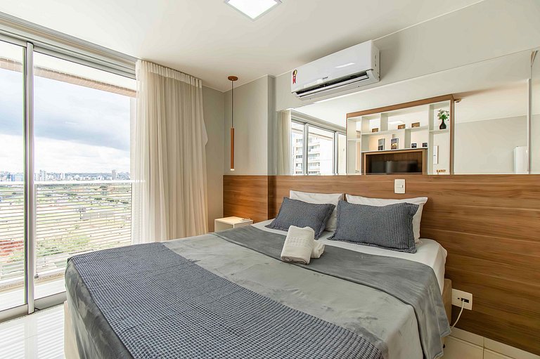 APARTAMENTO LINDA VISTA E LOCALIZAÇÃO TOP DF PLAZA
