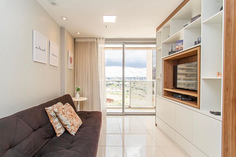 APARTAMENTO LINDA VISTA E LOCALIZAÇÃO TOP DF PLAZA