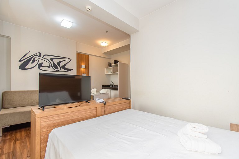 STUDIO EXCELENTE LOCALIZAÇÃO HOTEL S