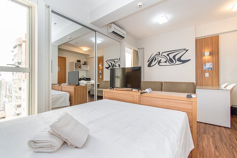 STUDIO EXCELENTE LOCALIZAÇÃO HOTEL S