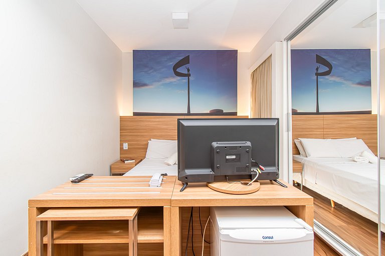 STUDIO EXCELENTE LOCALIZAÇÃO HOTEL S