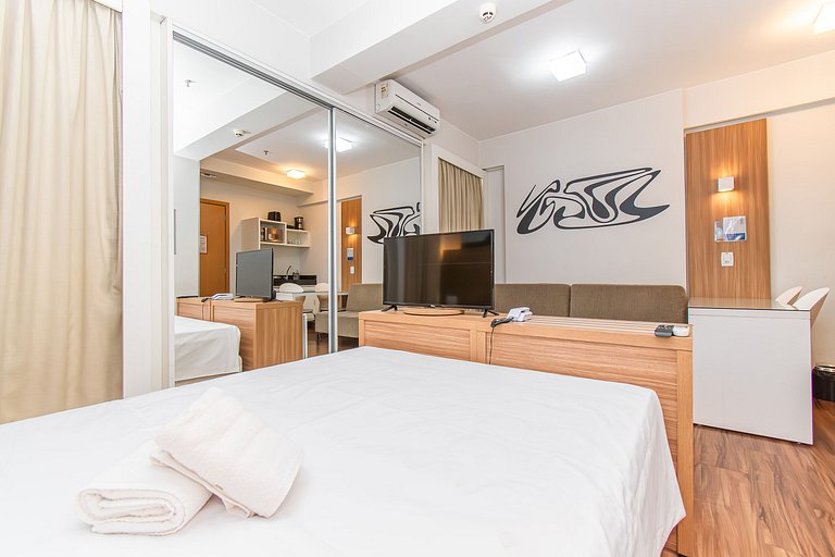 STUDIO EXCELENTE LOCALIZAÇÃO HOTEL S