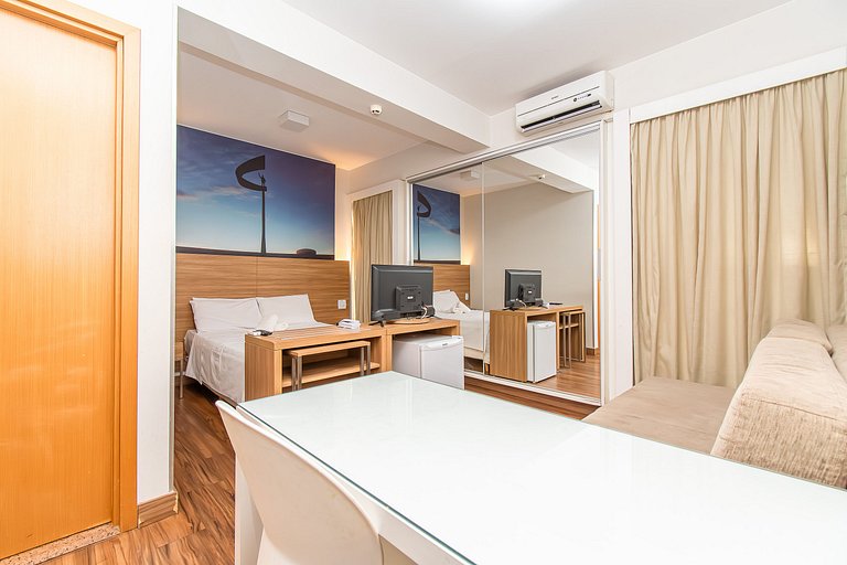 STUDIO EXCELENTE LOCALIZAÇÃO HOTEL S