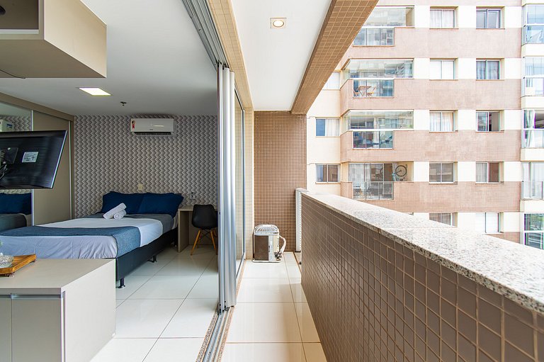 DF PLAZA - Novo decorado completo e linda vista!