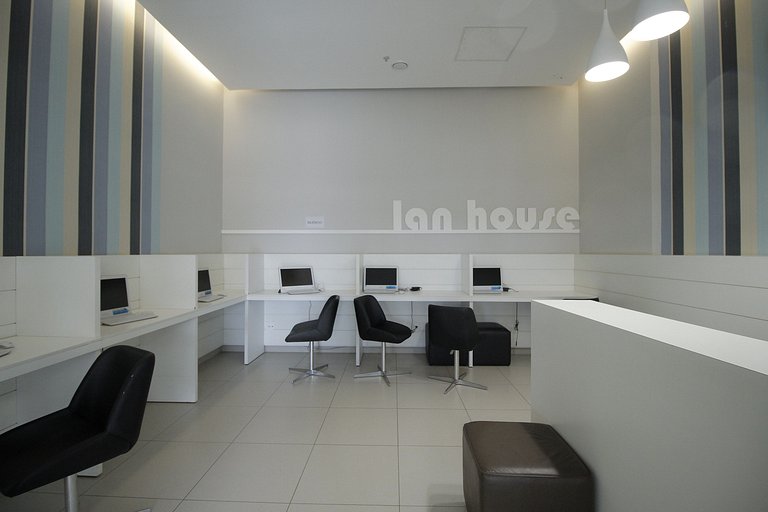 DF PLAZA - Novo decorado completo e linda vista!