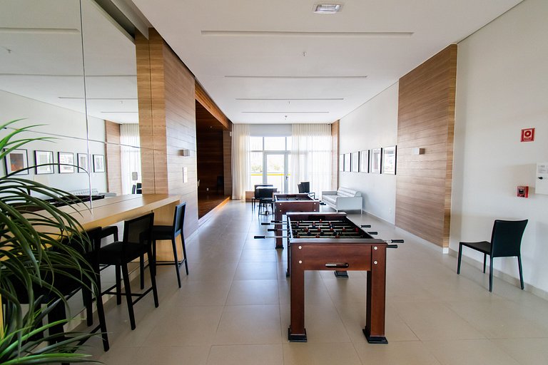 DF PLAZA - Novo decorado completo e linda vista!