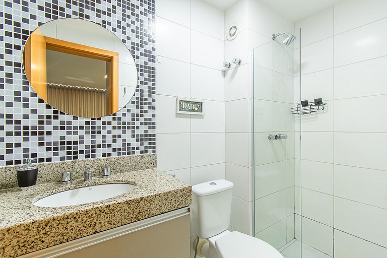 DF PLAZA - Novo decorado completo e linda vista!