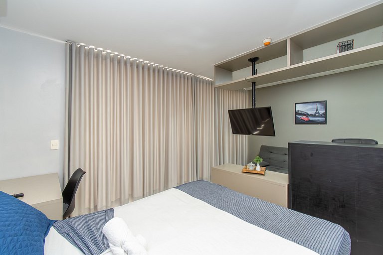 DF PLAZA - Novo decorado completo e linda vista!