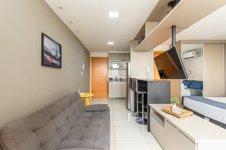 DF PLAZA - Novo decorado completo e linda vista!